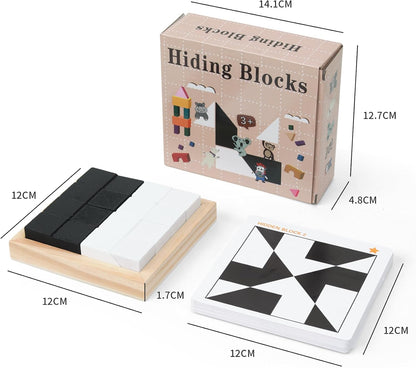 Pocket-Size Dual-Color Logic Puzzle – 80 Fun Brain Challenges Anywhere